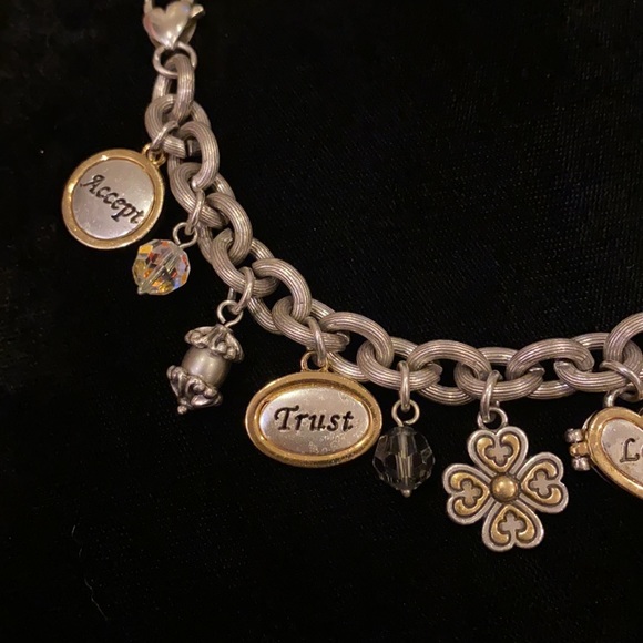 Brighton Breast Cancer Charm Bracelet - Picture 3 of 5